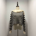 Dior Black Striped Sweater