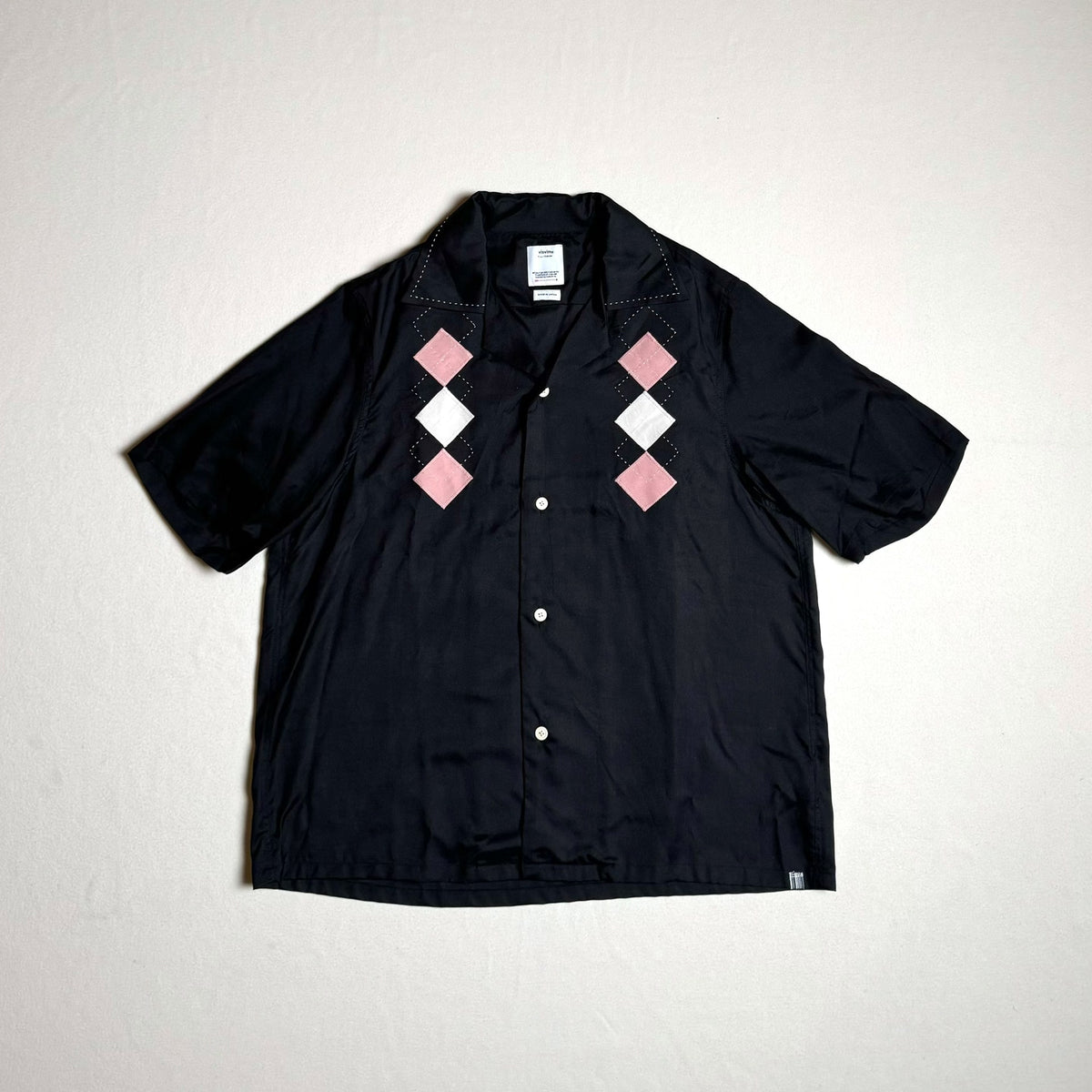 Visvim 24aw Keesey Shirt S/S Silk Silk Short-Sleeve Shirt