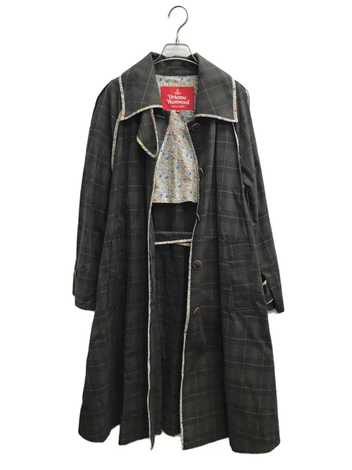 Vivienne Westwood Plaid Tied Coat