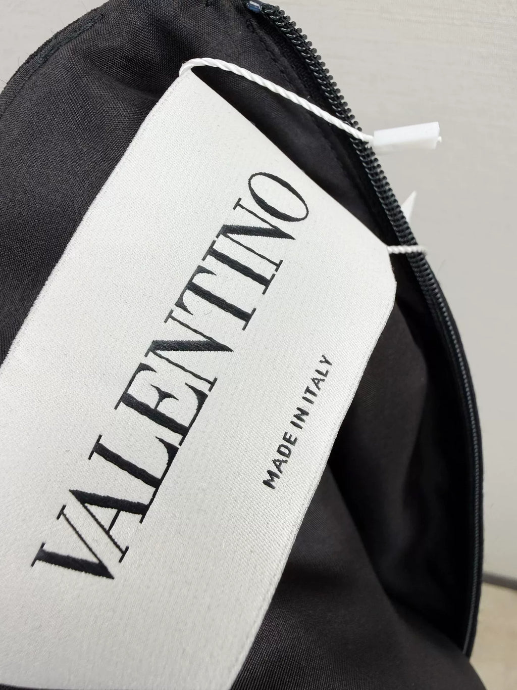 Valentino Wool Silk Sleeveless Cape Dress