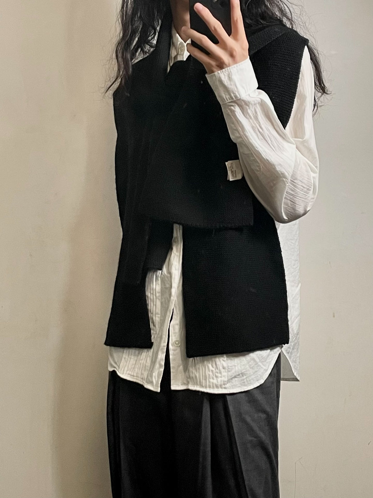 Maison Martin Margiela | 90s Vintage Irregularly Shaped Scarf/Vest from the Early Era