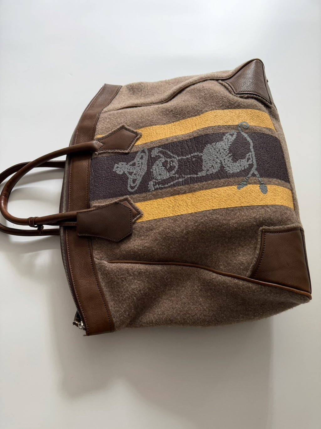 Vivienne Westwood Rare vintage Vivienne Westwood felt Saturn handbag