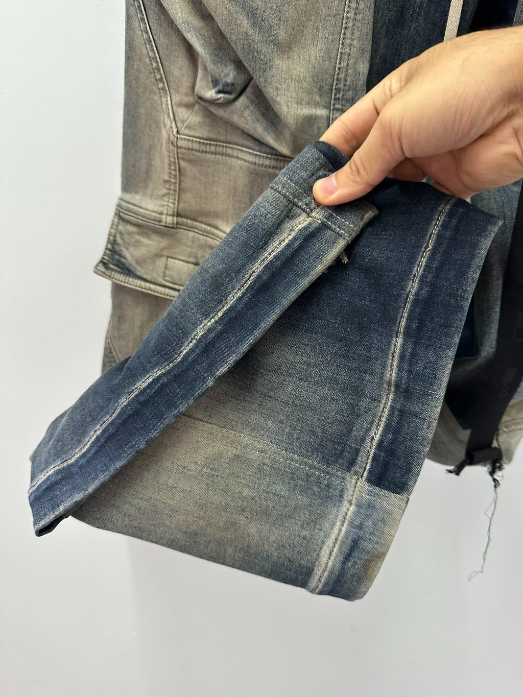 Rick Owens 23SS Bela Cargo Gradient Jeans