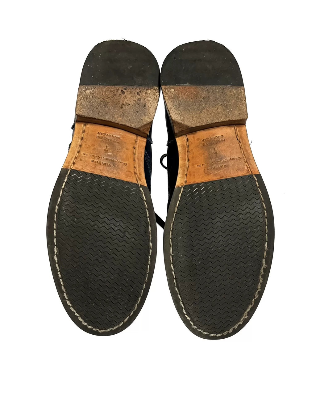 Visvim Marshal Boots-Folk Wmv Navy Leather Boots