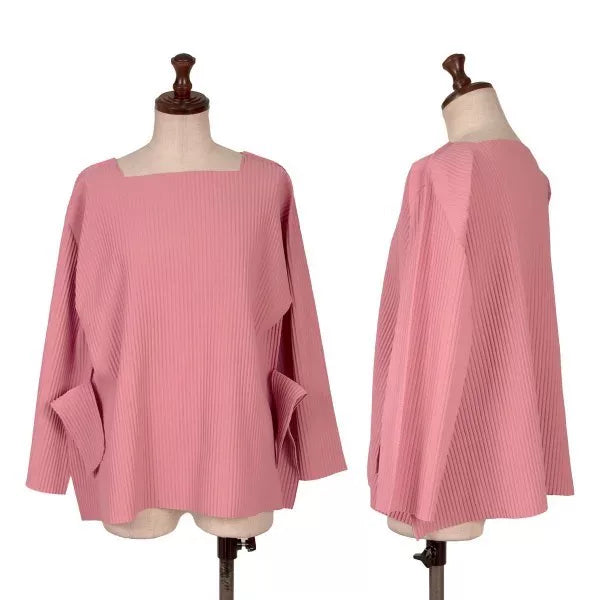 Issey Miyake Vintage Pink Pleated Top