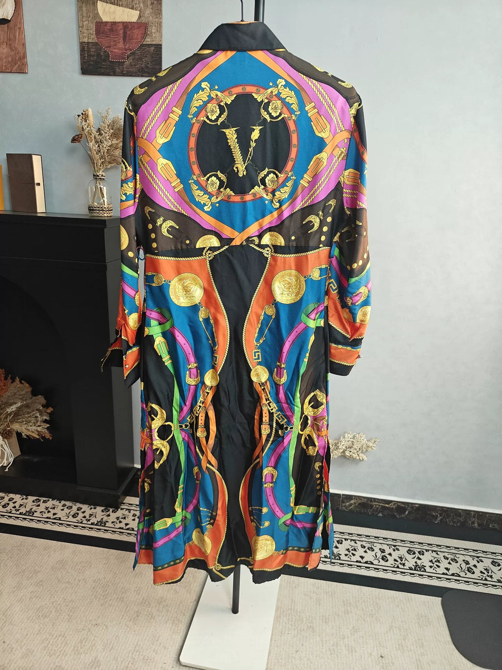 Versace Print Long Shirt