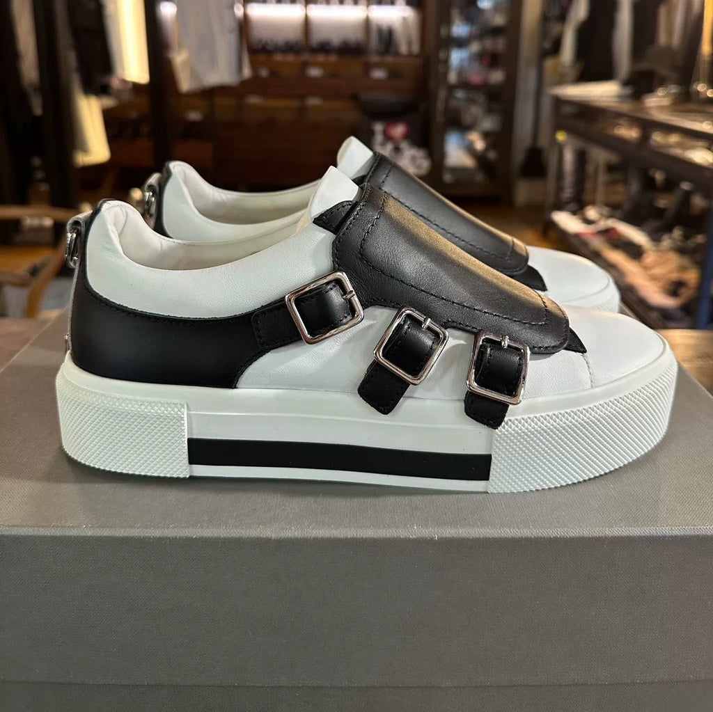 Alexander McQueen SS16 White Triple-Strap Low-Top Sneakers