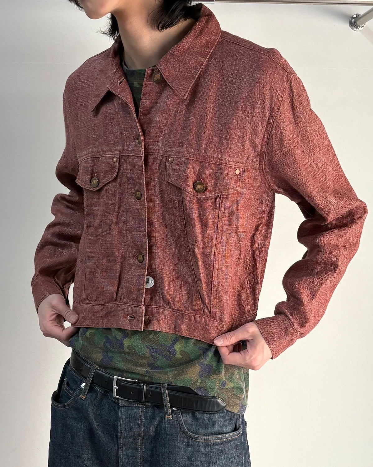 Jean Paul Gaultier Linen Denim Jacket