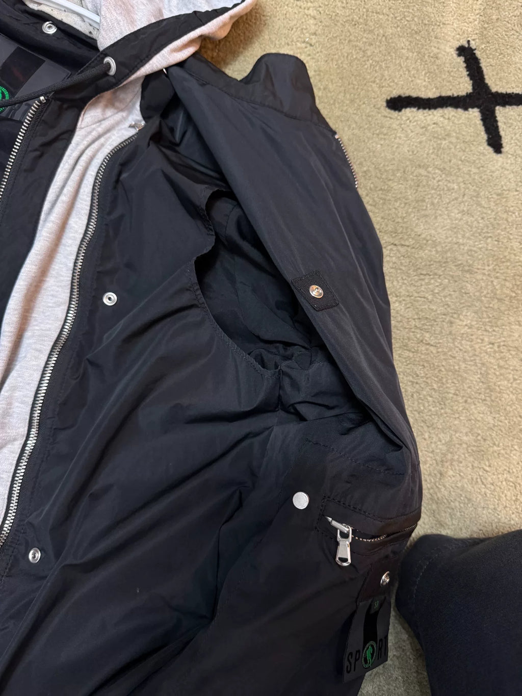 Dirk Bikkembergs SS06 Detachable Layered Nylon Coach Jacket