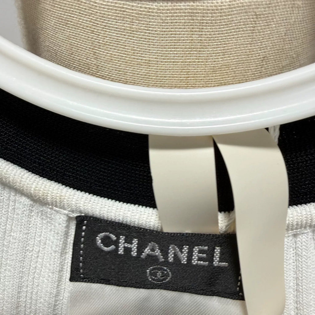 Chanel Butterfly Knit Short Sleeve Top