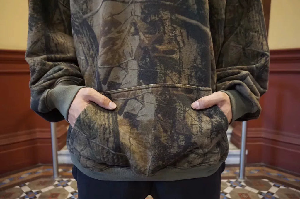 Yeezy Season 5 Tree Camouflage Cotton Hoodie