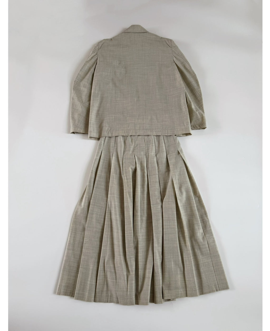 Comme Des Garcons Two-Piece 1997 Robe Wool Midi Skirt