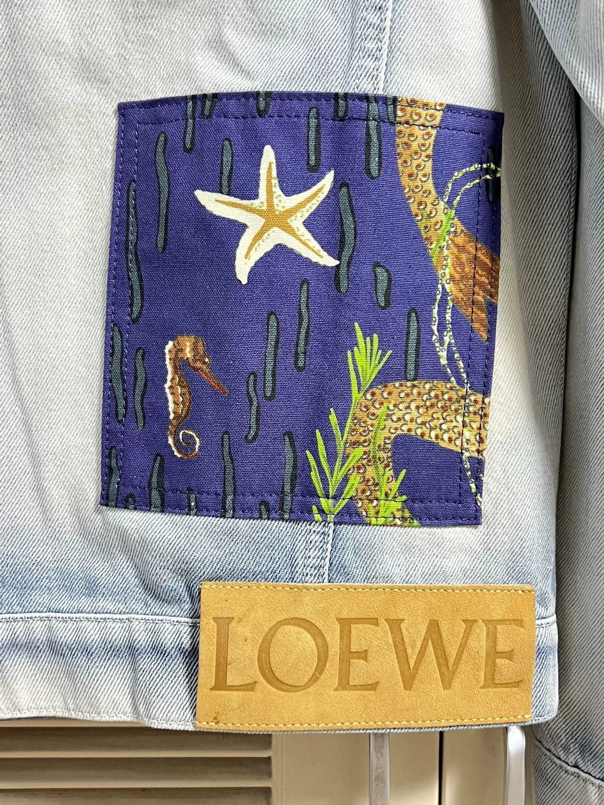 Loewe Patchwork Denim Jacket