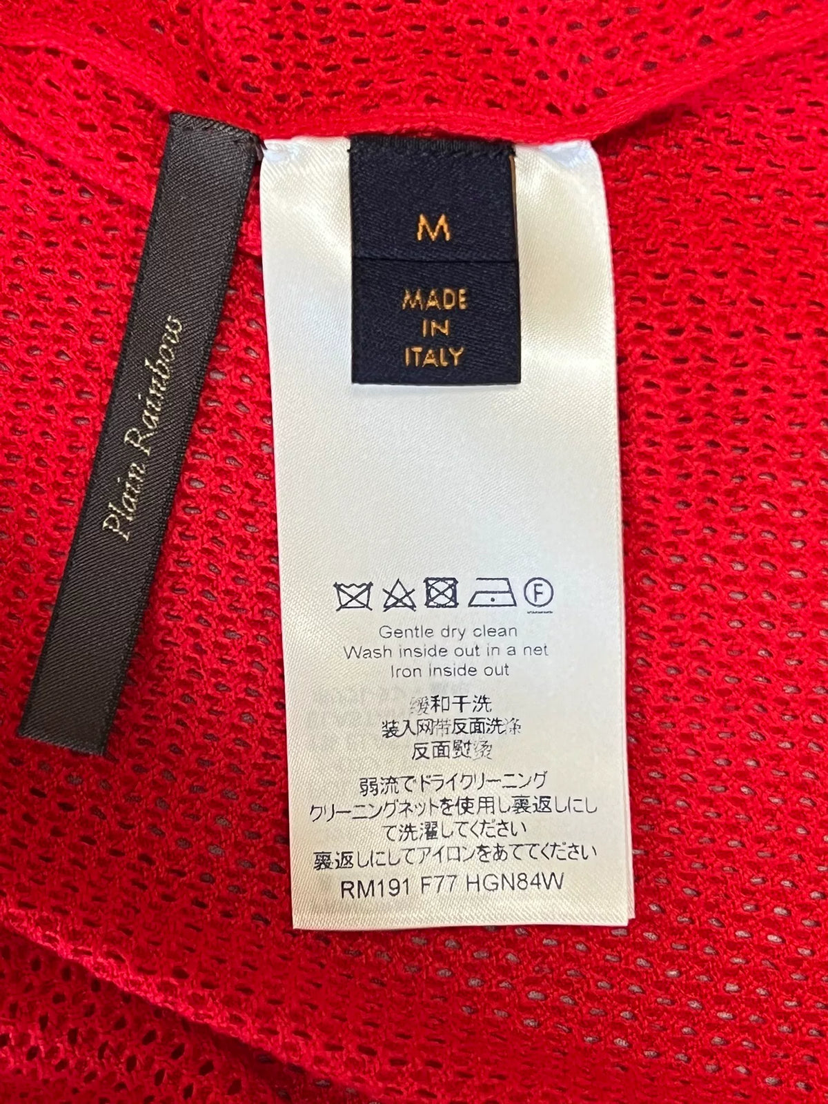 Louis Vuitton Red Sweater