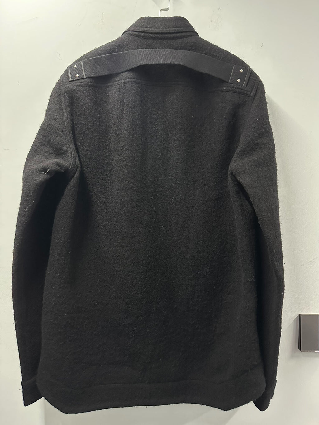 Rick Owens wool shirt jacket