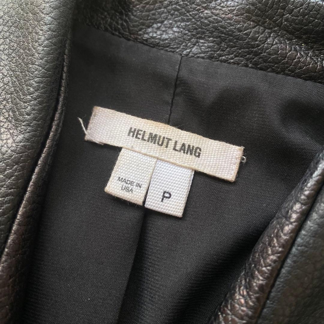 Helmut Lang Lambskin Zip-Up Jacket