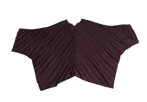Issey Miyake Vintage Red Main Line Pleated Top