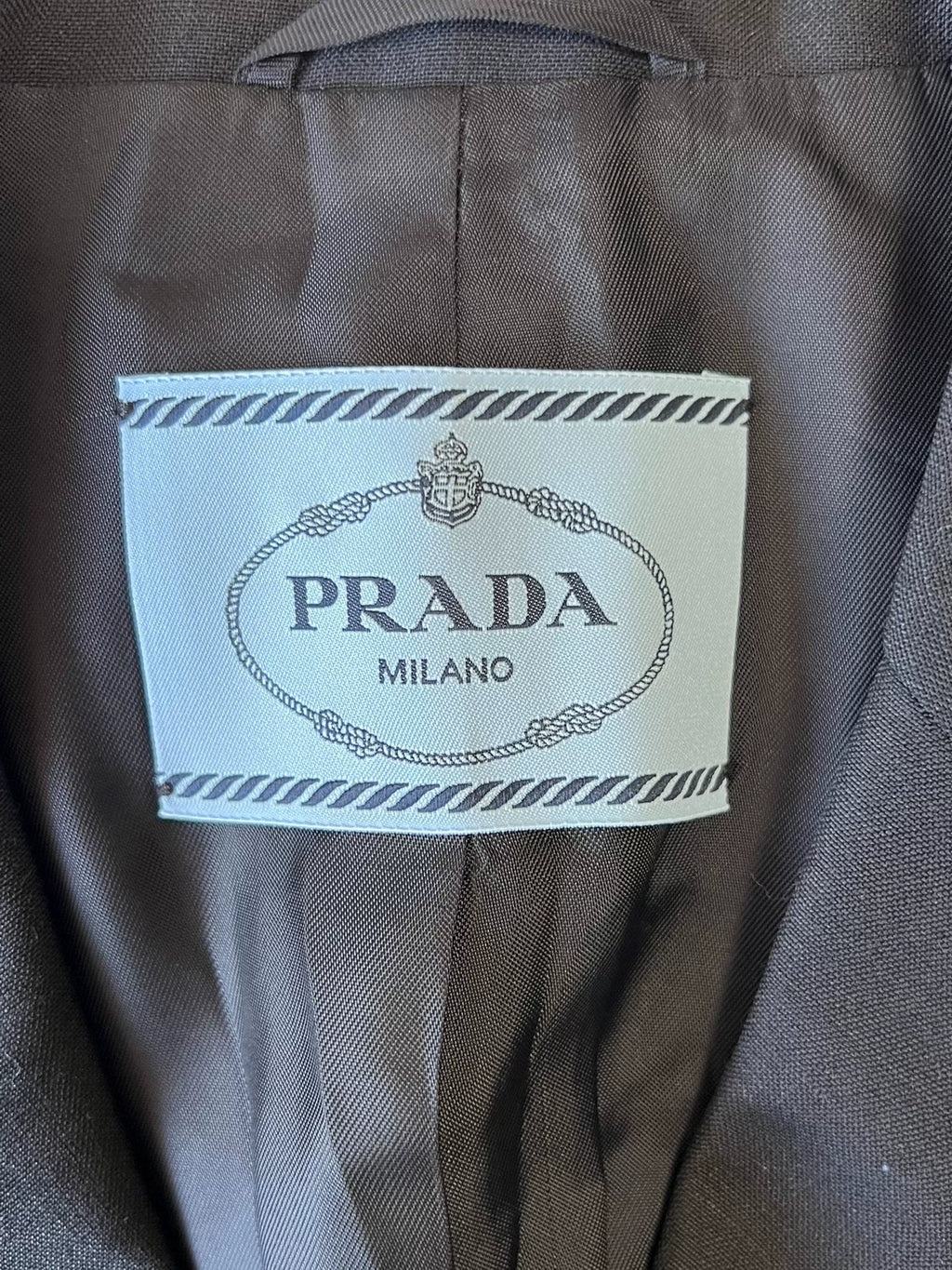 Prada Cropped Black Blazer
