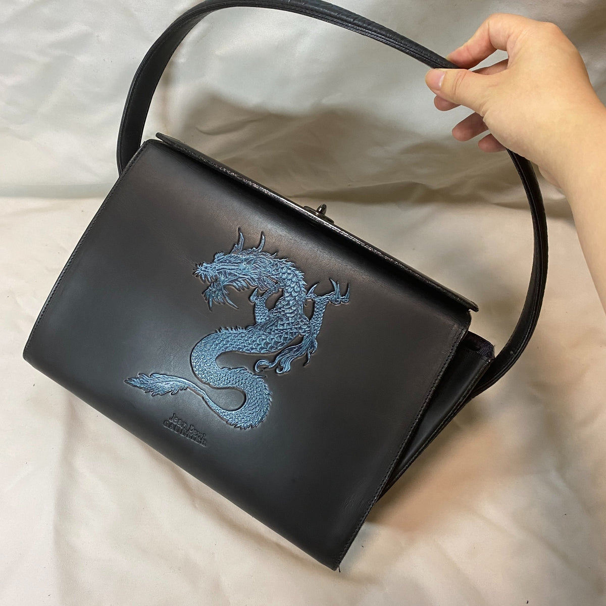 Jean Paul Gaultier Dragon Pattern Thorn Handbag