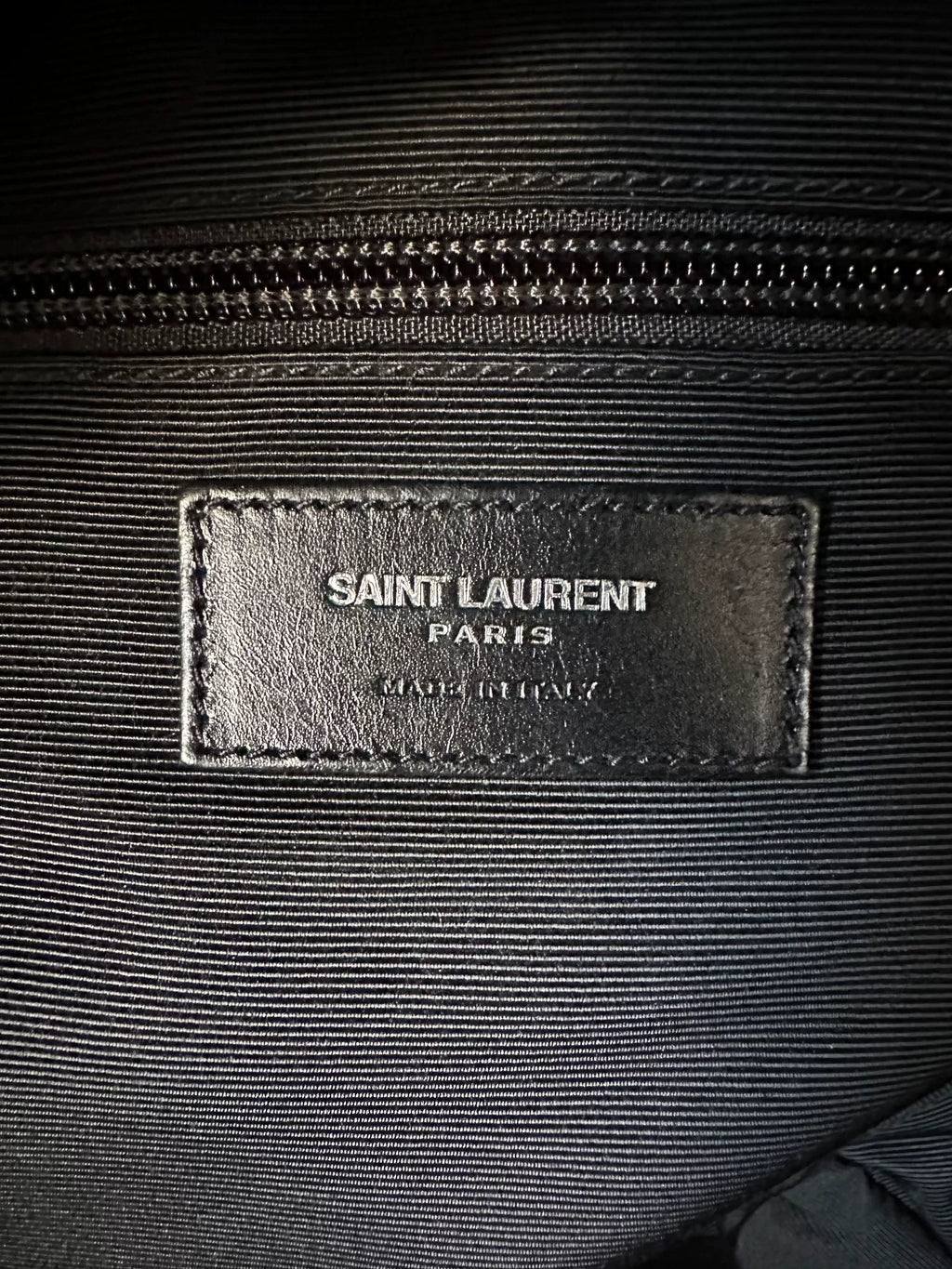 Saint Laurent 14SS Paris Multi Zipper Leather Backpack by Hedi Slimane