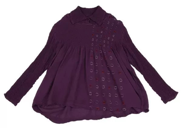 Issey Miyake Vintage Purple Pleated Top