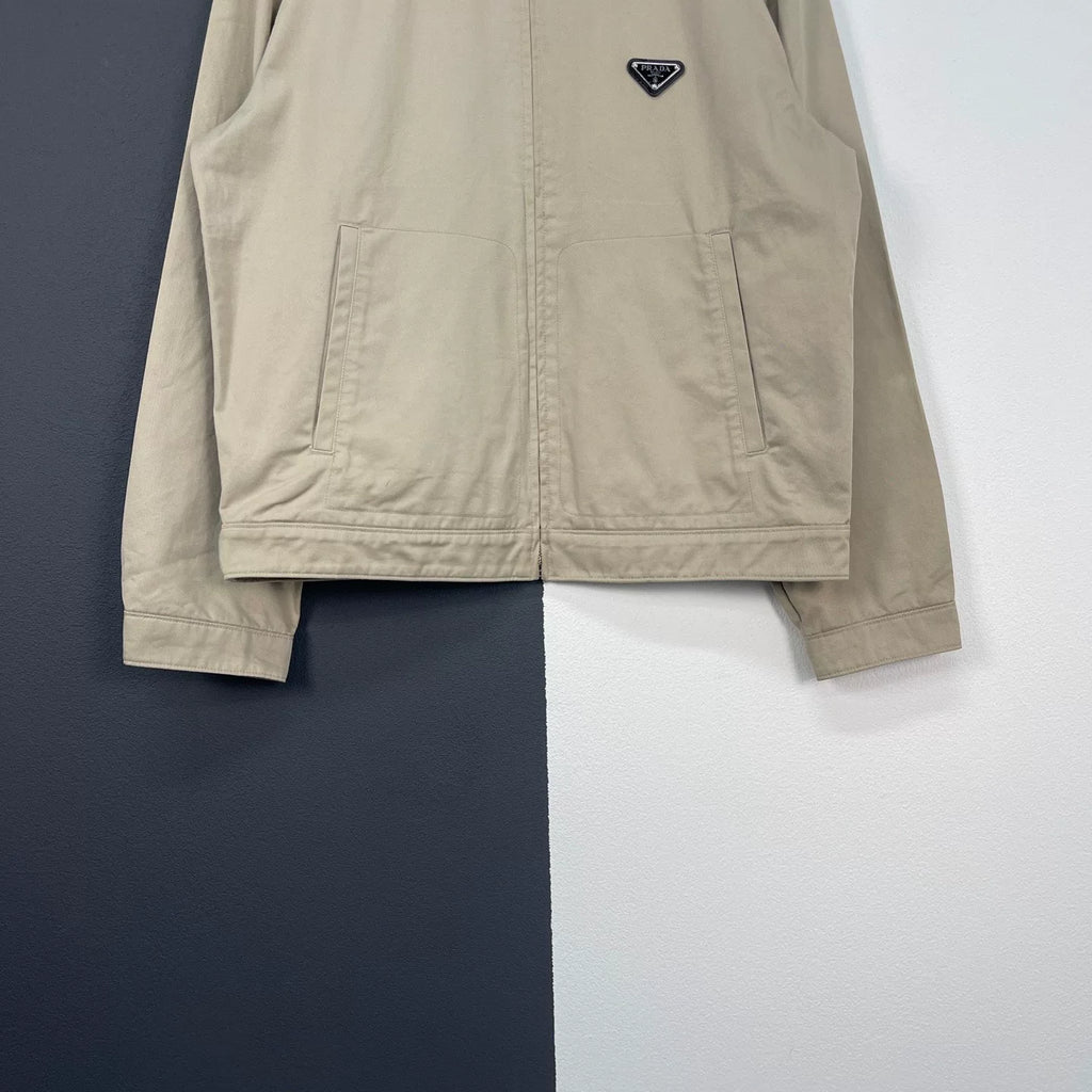 Prada Triangle Logo Zip Jacket