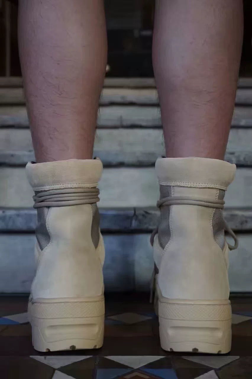 Yeezy SEASON 4 LIGHT SAND COMBAT Boots