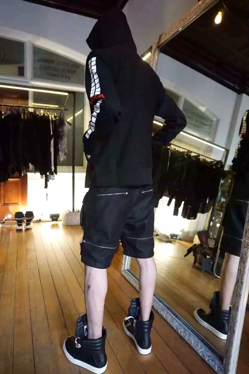 HBA Hood By Air FW15 Black Detroit Orgy Cotton Hoodie