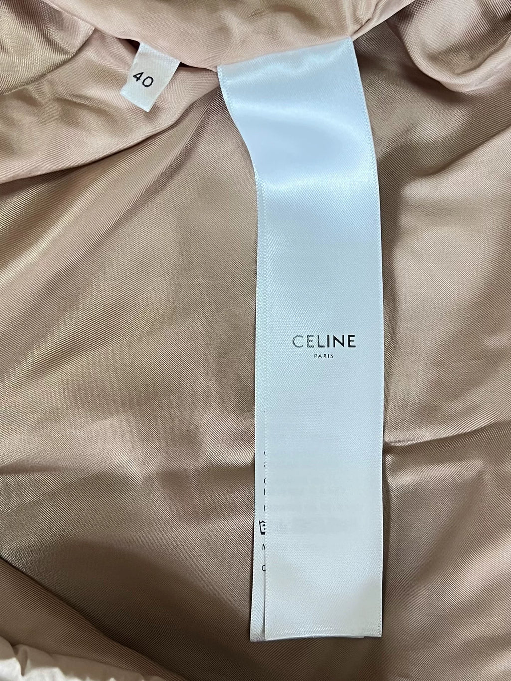Celine color-block hooded short jacket