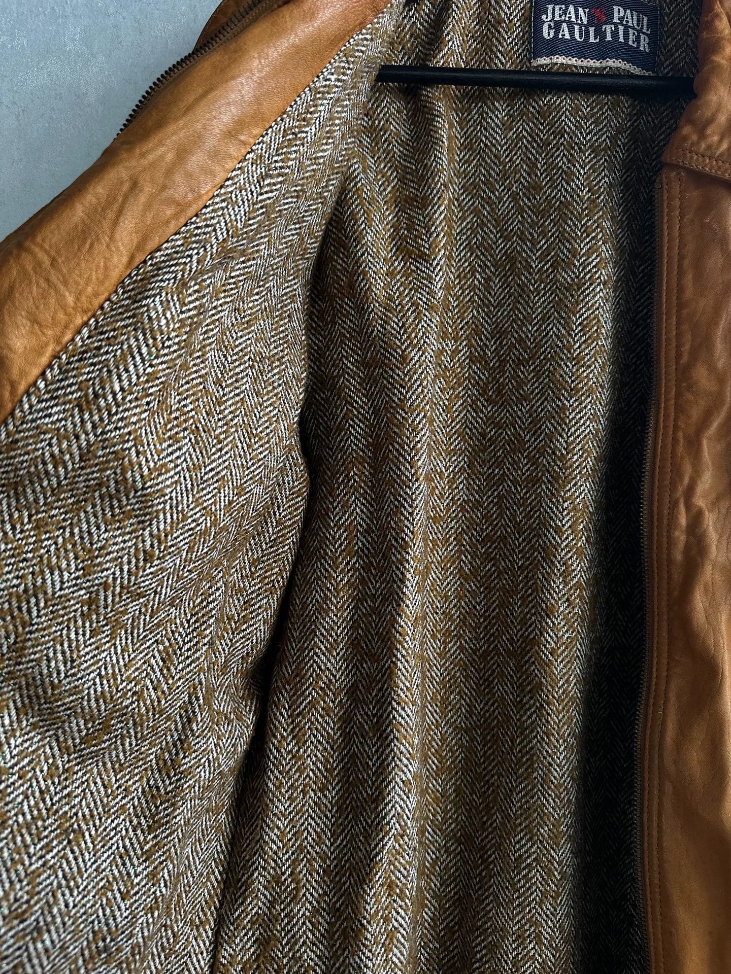 Jean Paul Gaultier 90s Knight Leather Jacket