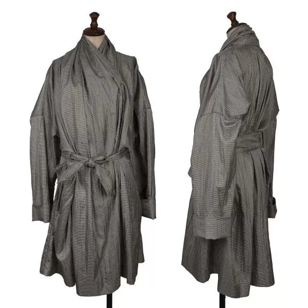 Issey Miyake Vintage Houndstooth Trench Coat