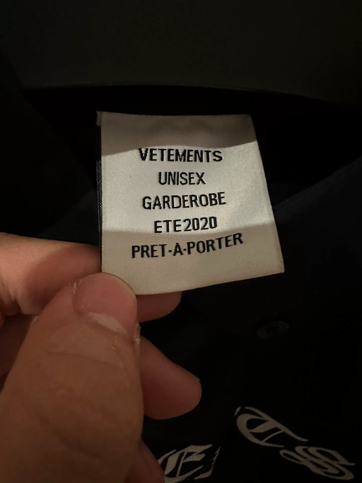 Vetements Sanskrit Shirt