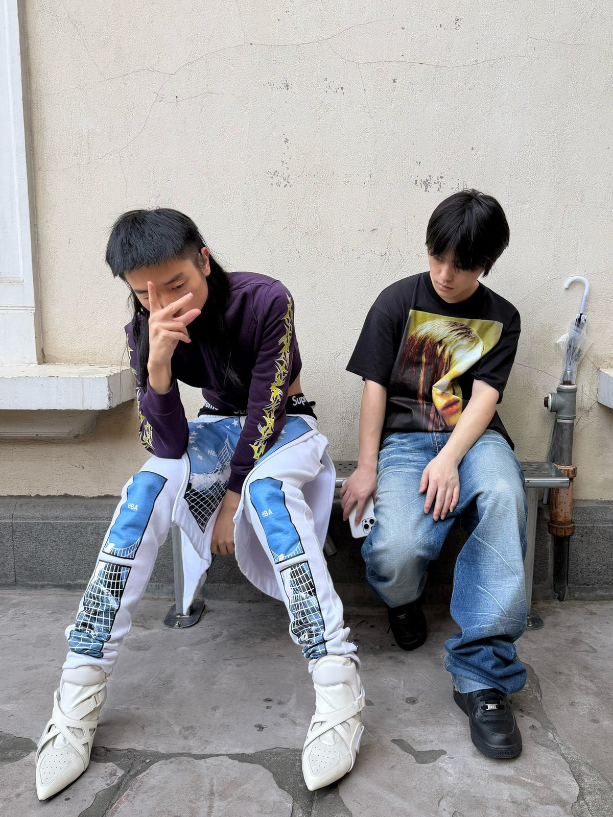 Vetements Beverly Hills Purple Short Jacket