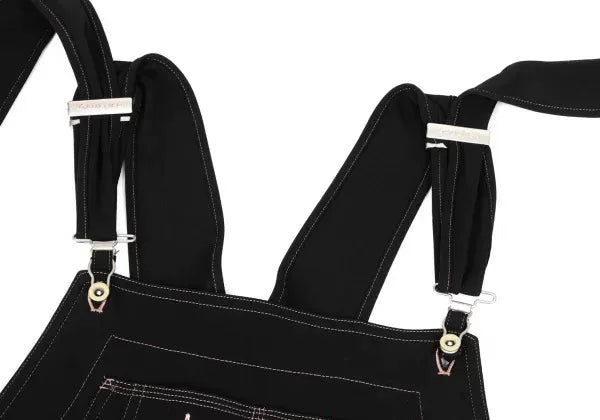 Jean Paul Gaultier Vintage Black Denim Mermaid Pinafore Dress