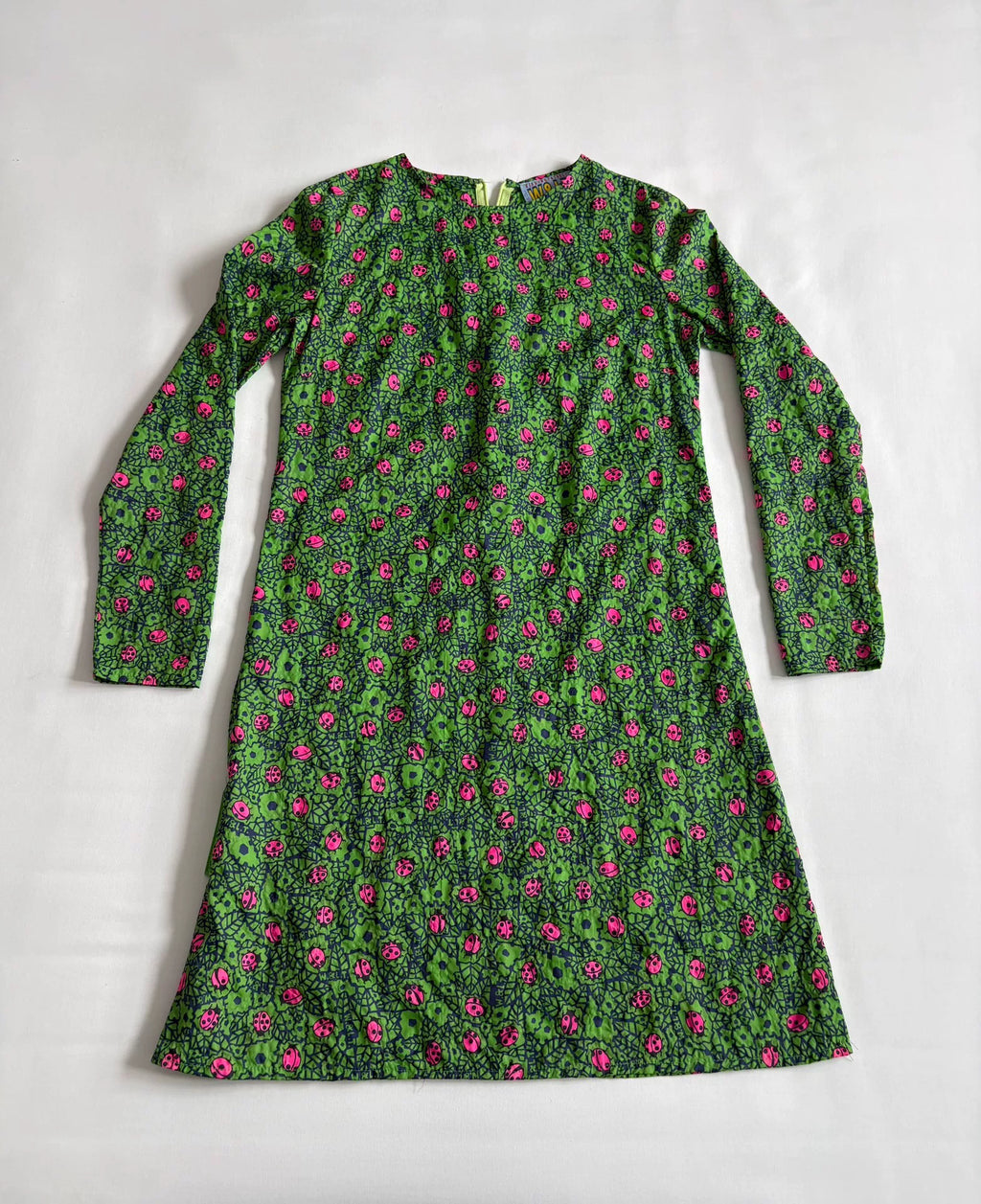 Walter van Beirendonck show‑model beetle dress W&LT second‑hand vintage 1997‑1998 show‑model Seven‑star ladybug printed dress