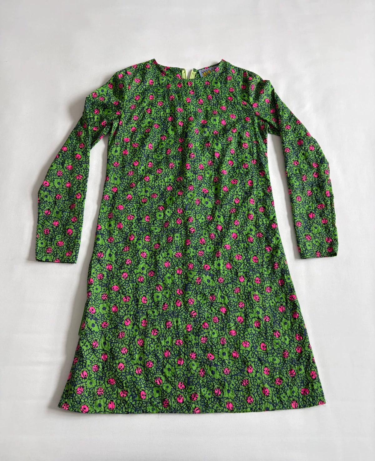 Walter van Beirendonck show‑model beetle dress W&LT second‑hand vintage 1997‑1998 show‑model Seven‑star ladybug printed dress