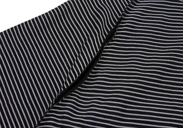 Issey Miyake Vintage Black & White Striped Top