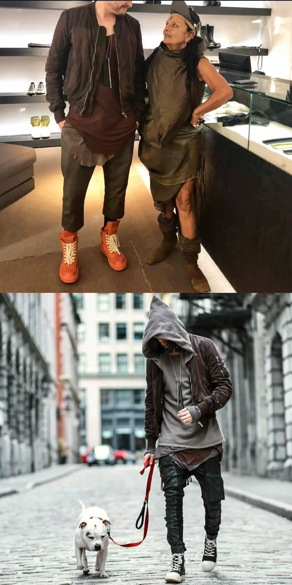 Rick Owens Pilot Cotton-Filled MA1 Bomber Jacket