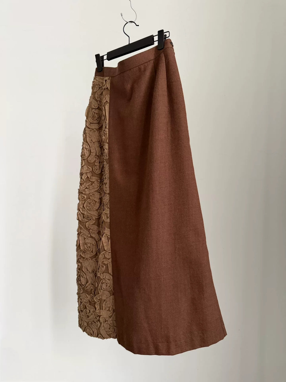 Comme Des Garcons Rei Kawakubo 2000 Tricot line rose patchwork skirt