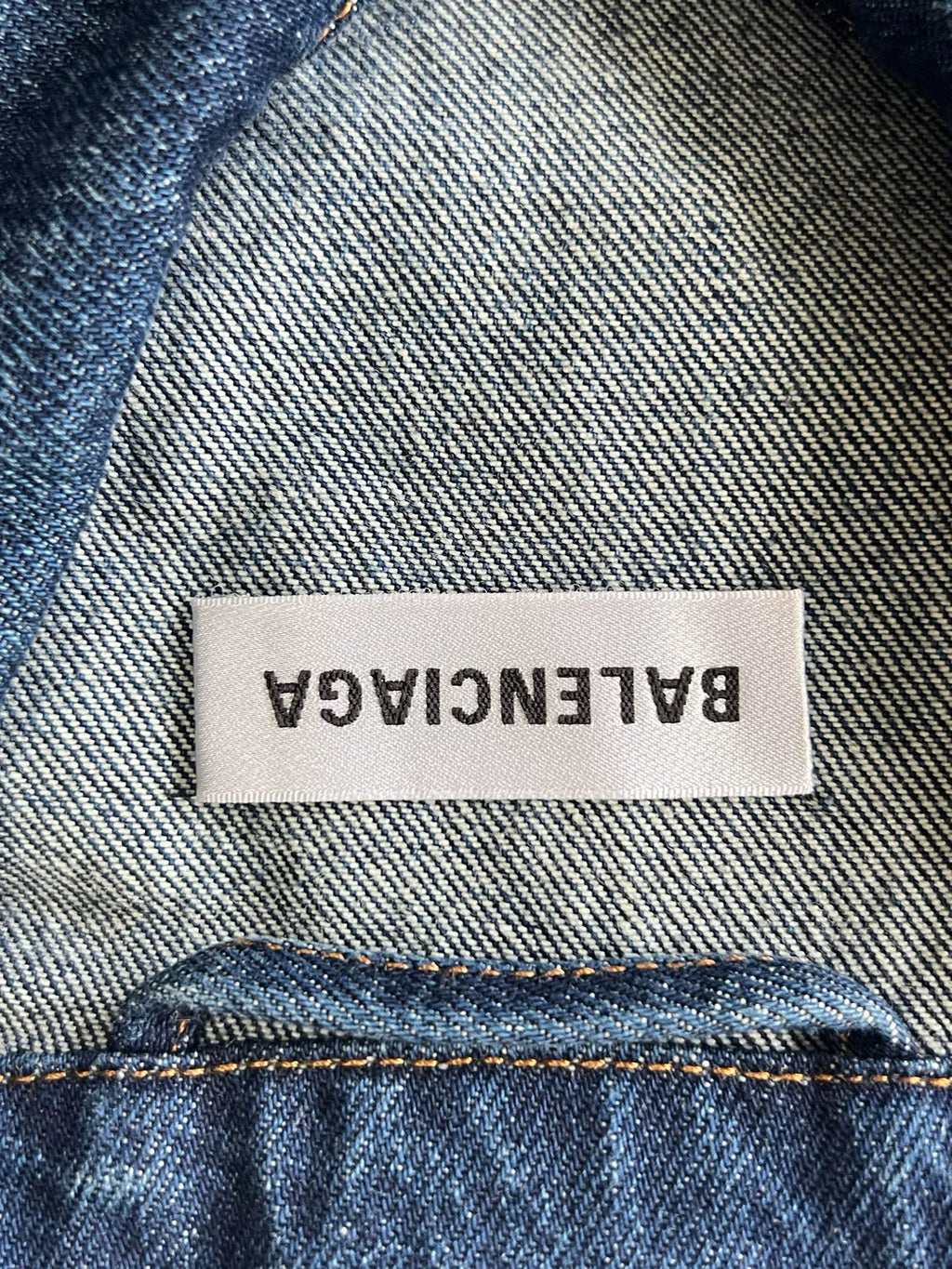 Balenciaga Blue Denim Jacket