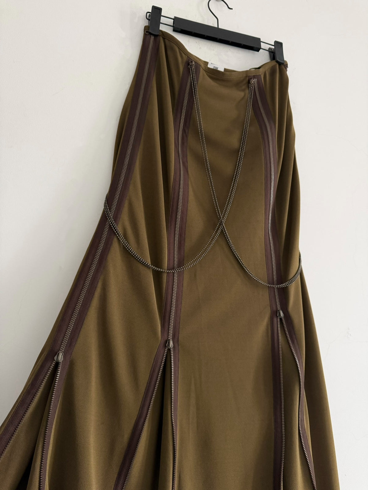 Jean Paul Gaultier Midi Green Skirt
