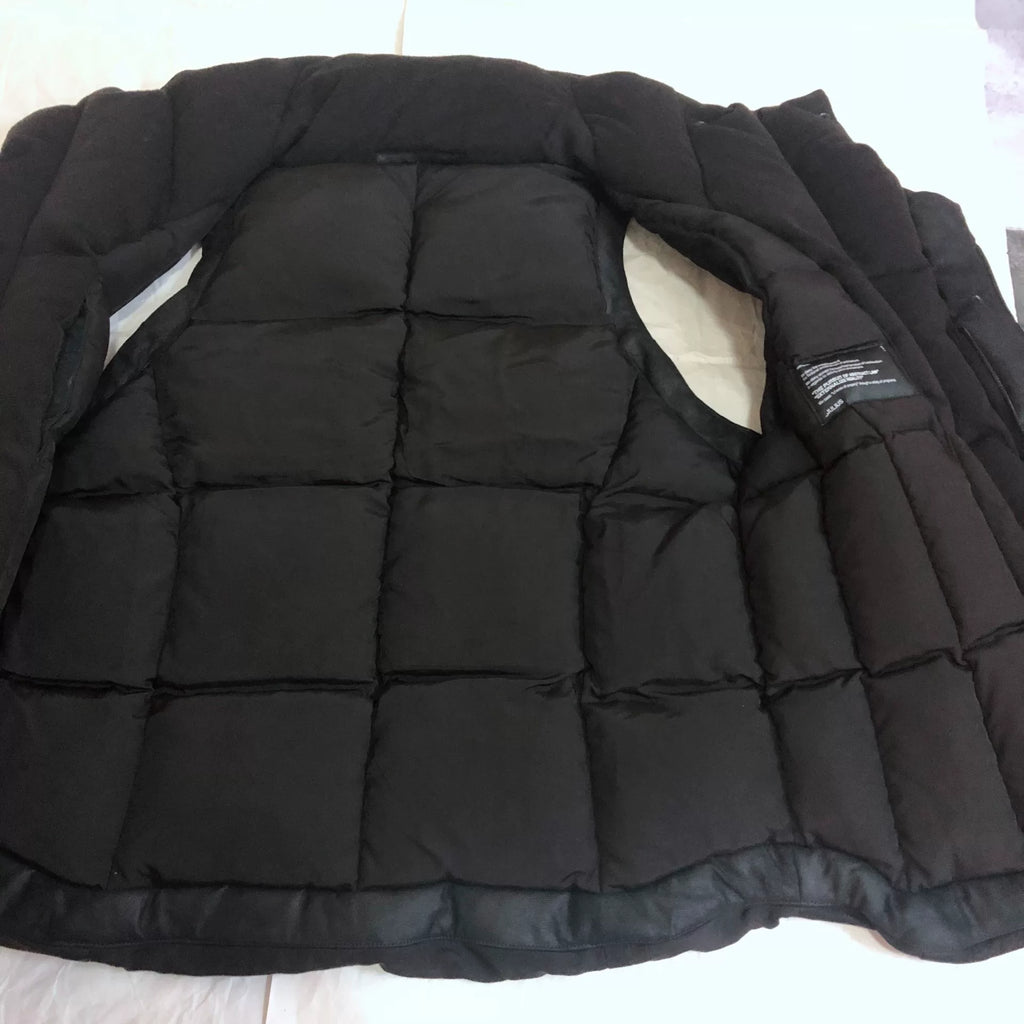 Julius Down Distressed Vest Jacket