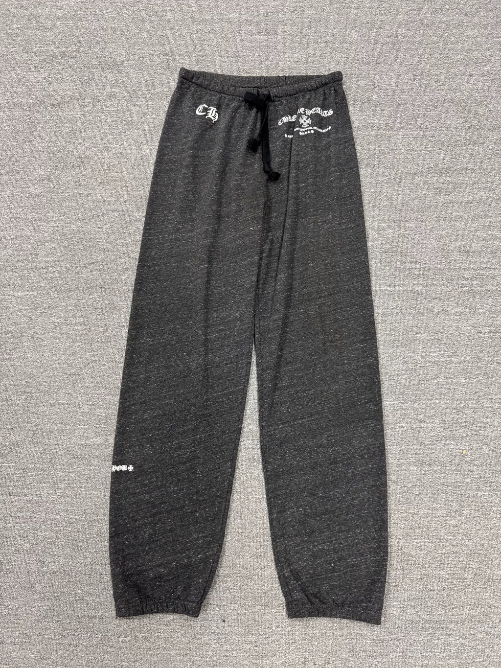 Chrome Hearts Heather Grey Cuffed Pants