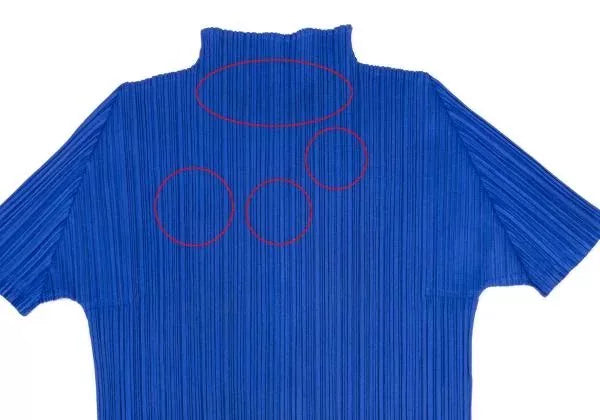 Issey Miyake Vintage Blue Pleated Top