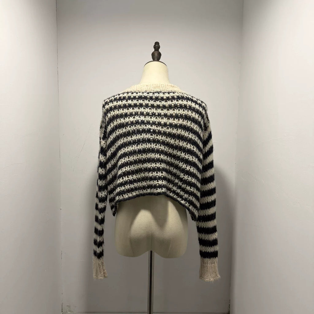 Dior Black Striped Sweater