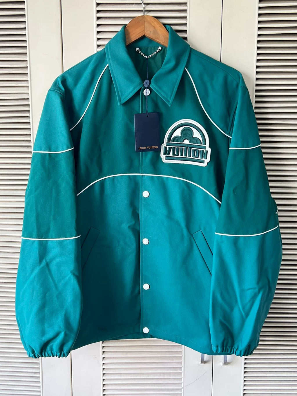 Louis Vuitton Three-Flower Logo Panel Jacket
