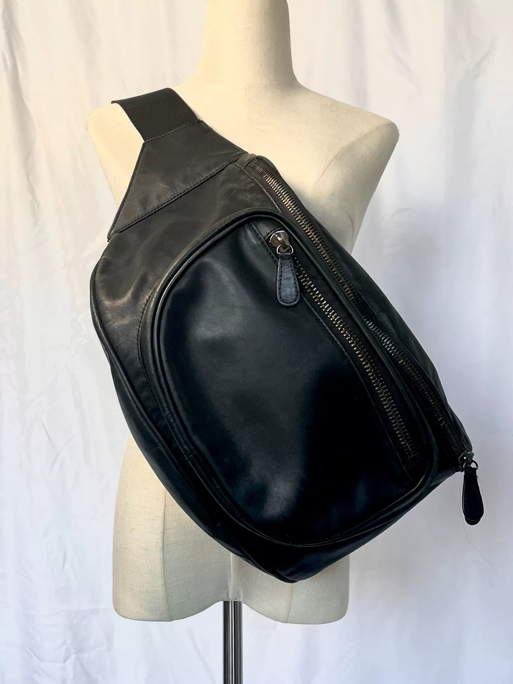 Maison Martin Margiela | Oversized Genuine Leather Waist Bag