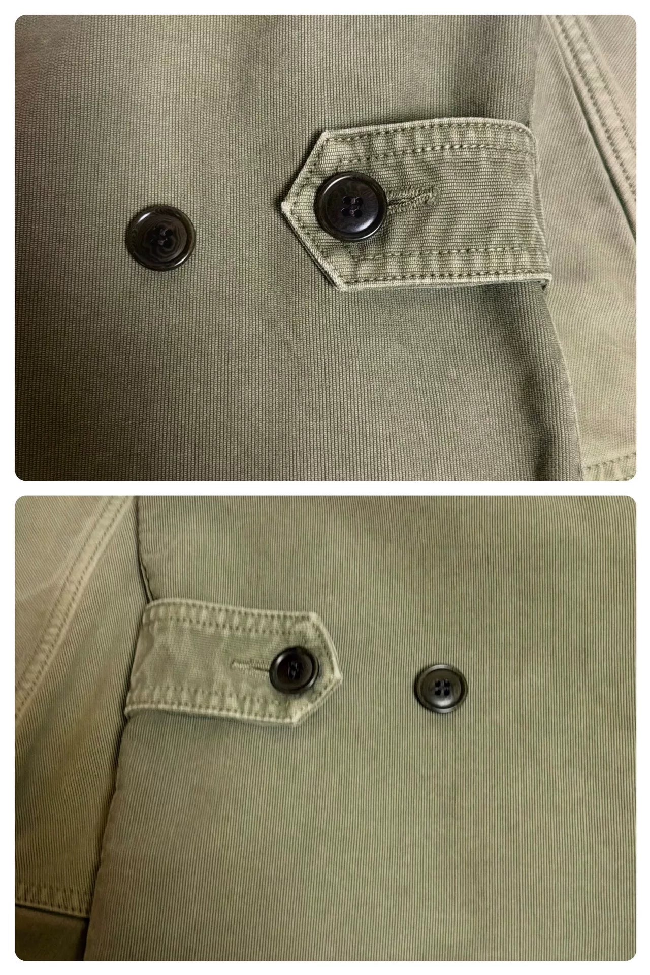 Visvim 20SS Kilgore Spot Cotton G.Cords Washed Distressed Olive Jacket