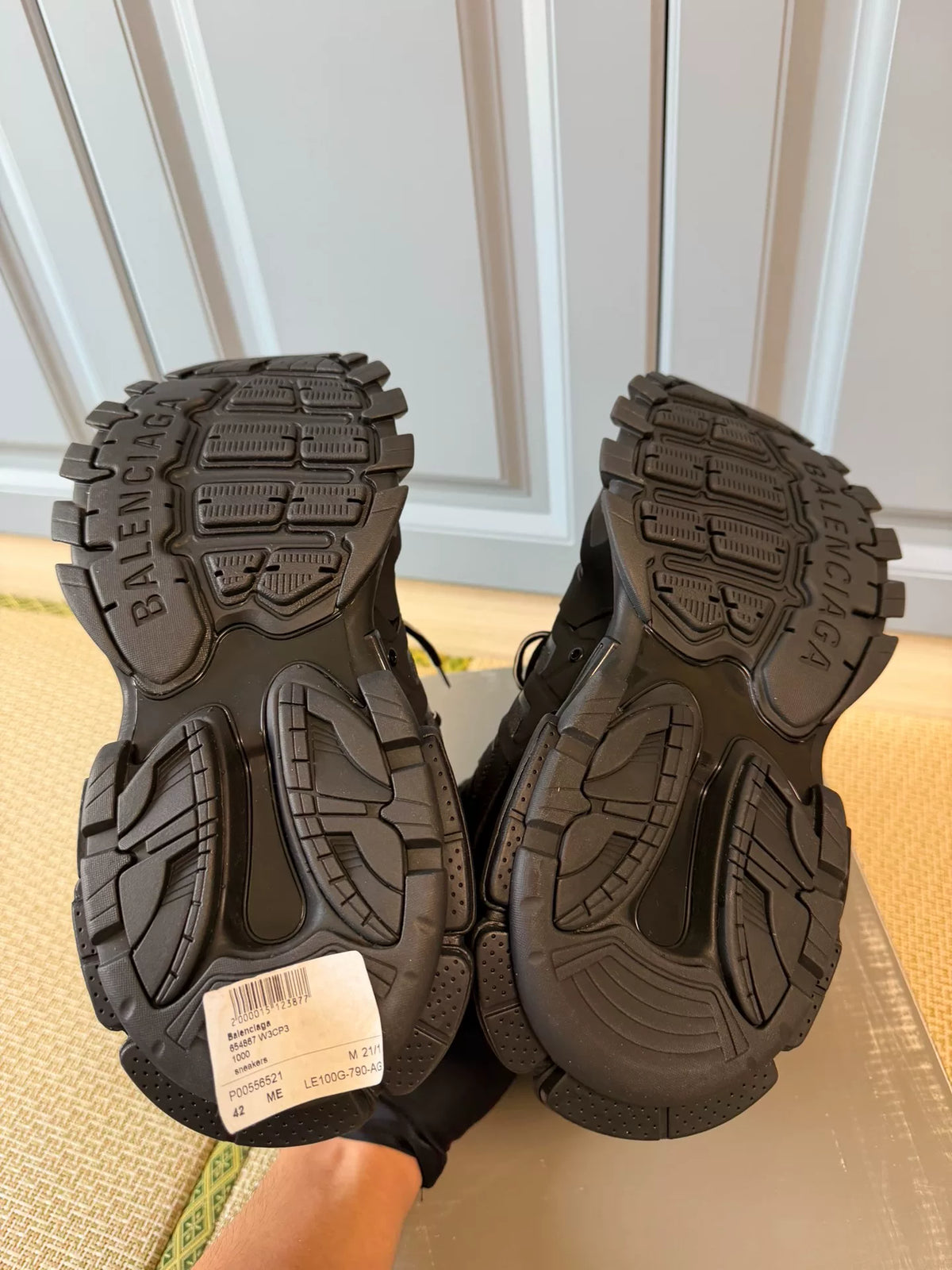 Balenciaga Track Black High-Top Sneakers