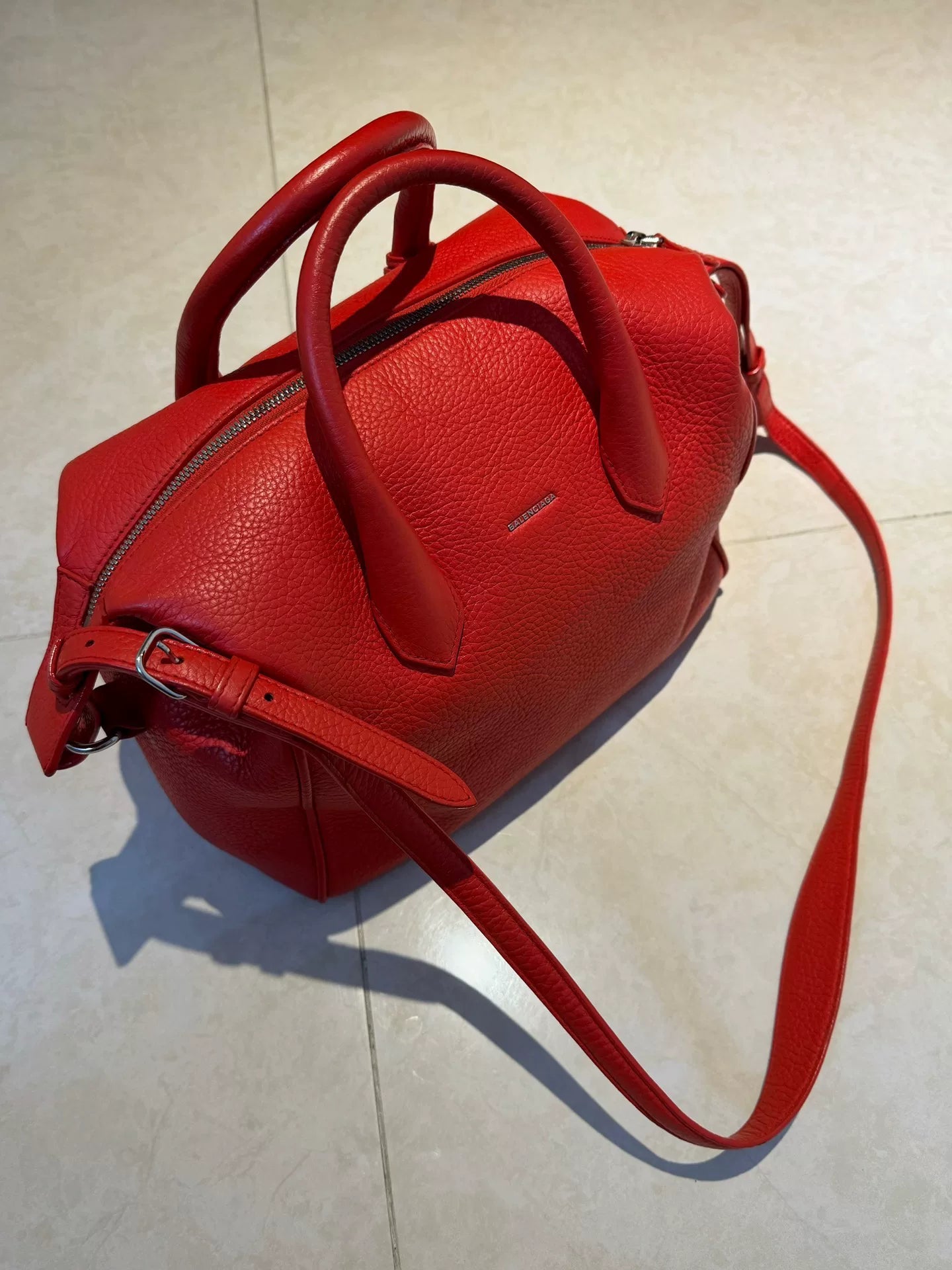 Balenciaga TopHandle Papier Boston Bag